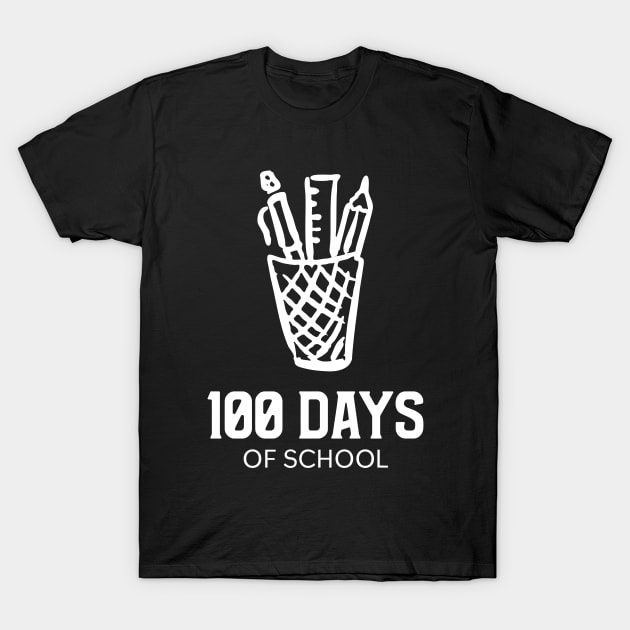 100 days of school T-Shirt by Hunter_c4 "Click here to uncover more designs"